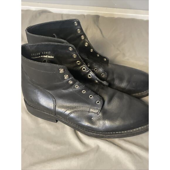 Thursday Boot Co President Black Matte Leather Men\'s Size 13 Lace Up Boots main image 5